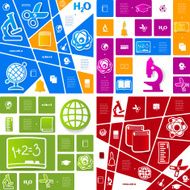 Education sticker infographic N157
