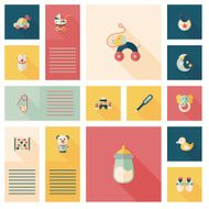 kid toys flat app ui background eps10 N57