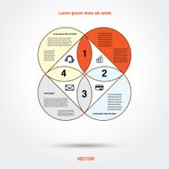 Diagram infographic for business project workflow N8