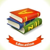 Education icon textbook
