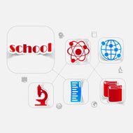 Education sticker infographic N164