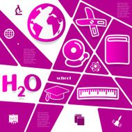 Education sticker infographic N174