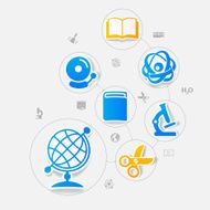 Education sticker infographic N176
