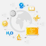Education sticker infographic N179