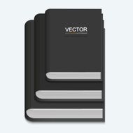 vector modern book on white background