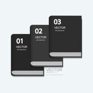 vector modern book on white background N2