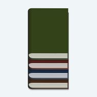 vector modern book on white background N5