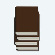 vector modern book on white background N6
