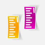 realistic design element ruler N41