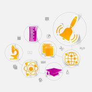 Education sticker infographic N183