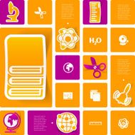 Education sticker infographic N186