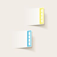 realistic design element ruler N53