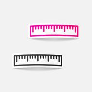 realistic design element ruler N54