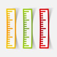 realistic design element ruler N55