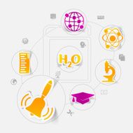 Education sticker infographic N196