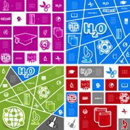Education sticker infographic N198