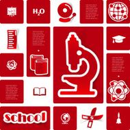 Education sticker infographic N200