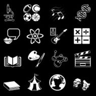 subject category icon set