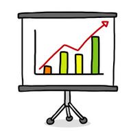 progression bar on presentation screen