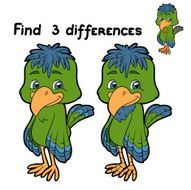 Find 3 differences (bird) N3