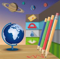 School supplies Vector illustration N9