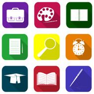 school icon set N16