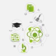 Education sticker infographic N207