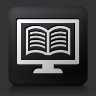 Black Square Button with Online Book N2