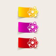 realistic design element atom N9