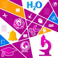 Education sticker infographic N225