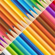 Wooden sharp pencils set background N3