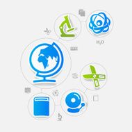 Education sticker infographic N235