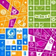 Education sticker infographic N236