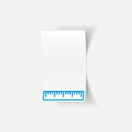 realistic design element ruler N79