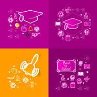 Education sticker infographic N242