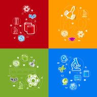 Education sticker infographic N244