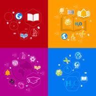 Education sticker infographic N249