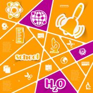 Education sticker infographic N256