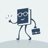 Symbol cheerful book