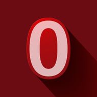 Volume icons number zero N3