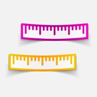 realistic design element ruler N97