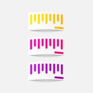 realistic design element ruler N101