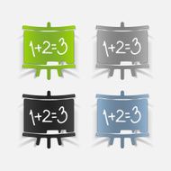 realistic design element board N105