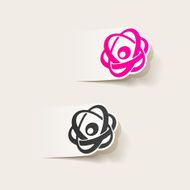 realistic design element atom N22