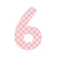Pink squares pattern number six