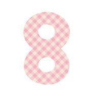 Pink squares pattern number eight
