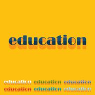 Flat design education