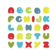 Colorful vector alphabet N2