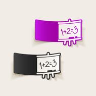 realistic design element board N112