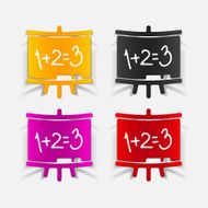 realistic design element board N114